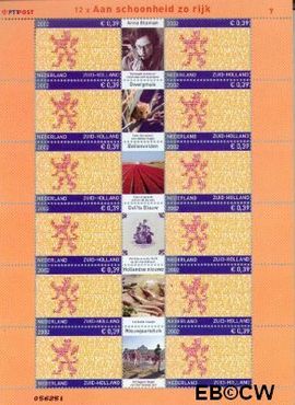 Nederland NL V2071 2002 Provincie- zegel Zuid-Holland Postfris 39