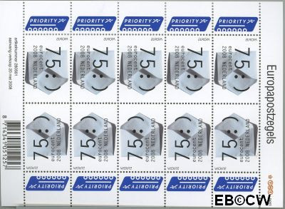Nederland NL V2569-2570 2008 CEPT- De Brief Gebruikt