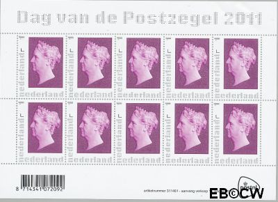 Nederland NL V2885 2011 Dag van de Postzegel Gebruikt