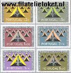 POR 917#922 Postfris 1962 Padvinderdag
