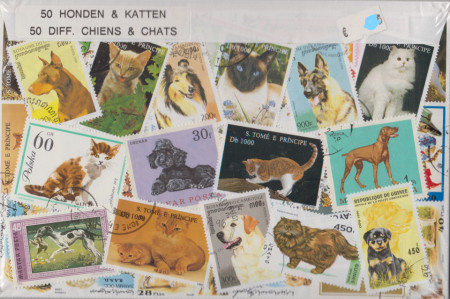 Postzegelpakket, 50 verschillende Ruimtevaart
