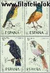 SPA 2704#2707 Postfris 1985 Vogels