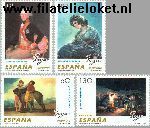SPA 3284#3287 Postfris 1996 Goya, Francisco de