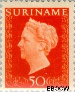 Suriname SU 271 1948 Koningin Wilhelmina Gebruikt 50