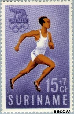 Suriname SU 351 1960 Olympisch Comité Gebruikt 15+7