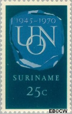 Suriname SU 539 1970 U.N.O. Gebruikt 25