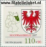 Bundesrepublik BRD 1941#  1997 Watersnoodhulp Brandenburg  Postfris