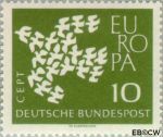 Bundesrepublik BRD 367y#  1961 C.E.P.T.- Vogels in vlucht  Postfris