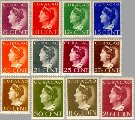 Curaçao CU 141#152 1941 Type 'Konijnenburg' Gebruikt