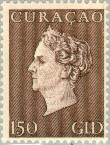 Curaçao CU 195 1948 Type 'Hartz' 150 Gebruikt