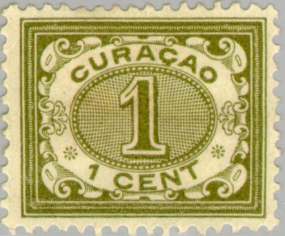 Curaçao CU -29 1904 Type 'Vürtheim' 1 Ongebruikt