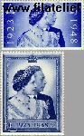 Groot-Brittannië grb 233#234  1948 Koning George VI- Huwelijksjubileum   Postfris