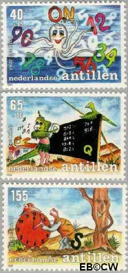 Ned. Antillen NA -987#989 ** Leren Postfris