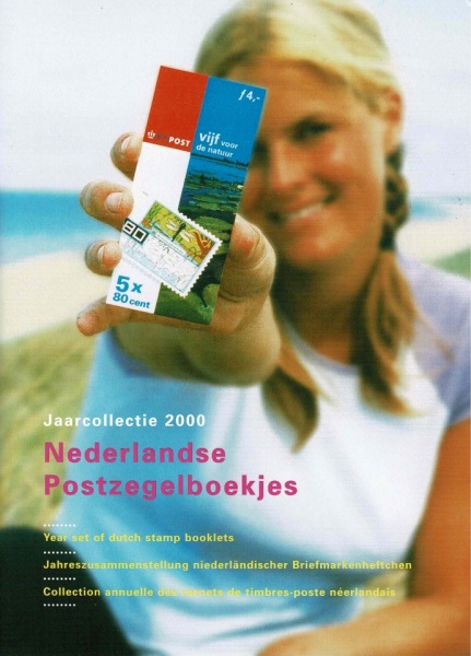 Nederland JCB2000 2000 Jaarcollectie P.T.T. Postzegelboekjes Postfris