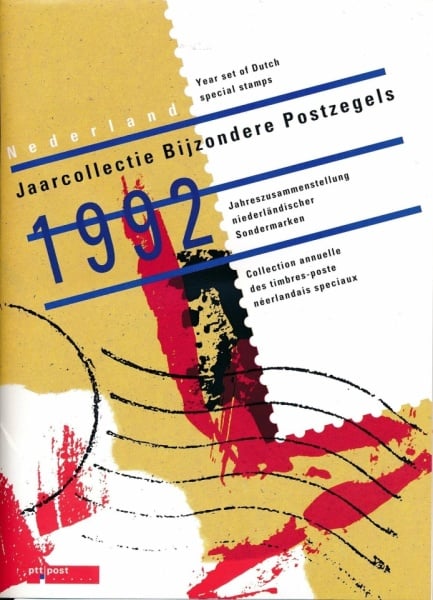 Nederland JCS1992 1992 Jaarcollectie P.T.T. Postfris
