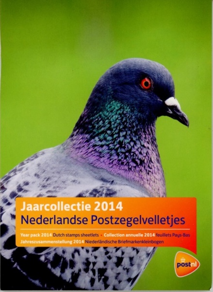 Nederland JCV2014 2014 Jaarcollectie PostNL Velletjes Postfris
