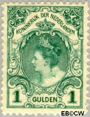 Nederland NL 0077 1899 Koningin Wilhelmina- 'Bontkraag' Ongebruikt 100