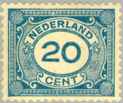 Nederland NL 0109 1922 Cijfer type 'Vürtheim' Ongebruikt 20