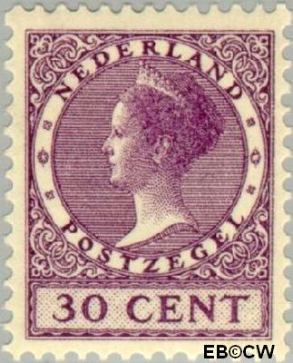 Nederland NL 0158 1924 Koningin Wilhelmina- Type 'Veth' Gebruikt 30