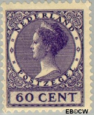 Nederland NL 0162 1925 Koningin Wilhelmina- Type 'Veth' Ongebruikt 60