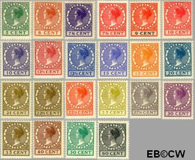 Nederland NL 0177#198 1926 Koningin Wilhelmina- Type 'Veth' Ongebruikt