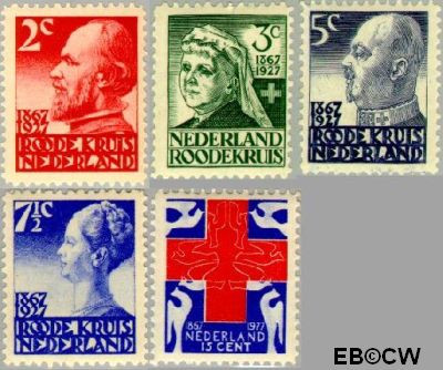 Nederland NL 0203#207 1927 Rode Kruis Ongebruikt