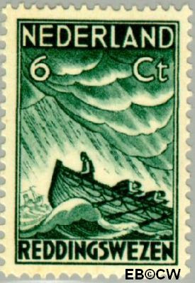 Nederland NL 0259 1933 Zeemanszegels Gebruikt 6+4