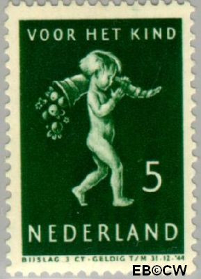 Nederland NL 0330 1939 Kind met hoorn des overvloeds Gebruikt 5+3