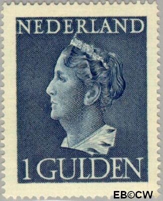 Nederland NL 0346 1946 Wilhelmina- Type 'Konijnenburg' Ongebruikt 100