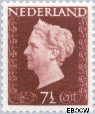 Nederland NL 0477 1947 Koningin Wilhelmina- Type 'Hartz' Gebruikt 7½