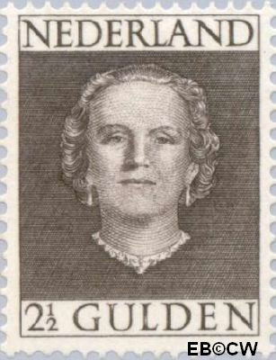 Nederland NL 0535 1949 Koningin Juliana- Type 'En Face' Ongebruikt 250