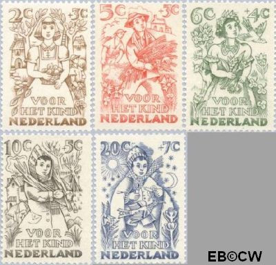 Nederland NL 0544#548 1949 Jaargetijden Postfris