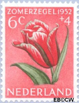 Nederland NL 0585 1952 Bloemen Ongebruikt 6+4