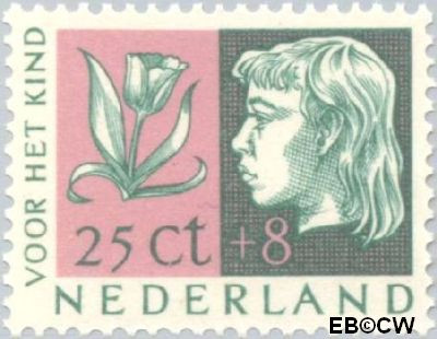 Nederland NL 0616 1953 Kinderhoofden Postfris 25+8