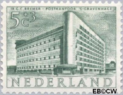 Nederland NL 0656 1955 Gebouwen Postfris 5+3