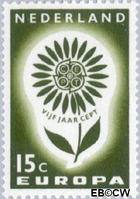 Nederland NL 0827 1964 C.E.P.T.- Bloem Gebruikt 15