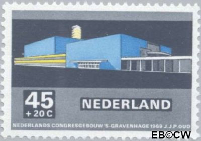 Nederland NL 0924 1969 Architectuur Gebruikt 45+20