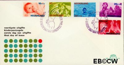 Nederland NL 0E81 1966 Levensstadia kind FDC zonder adres