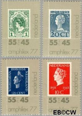 Nederland NL 1137#1140 1977 Postzegeltentoonstelling Amphilex '77 Postfris