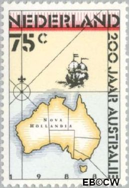 Nederland NL 1411 1988 Australië Gebruikt 75