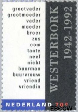 Nederland NL 1531 1992 Kamp Westerbork Gebruikt 70