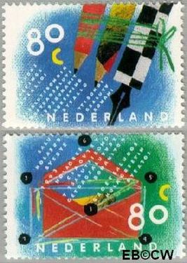 Nederland NL 1571#1572 1993 Tien voor uw brieven Postfris