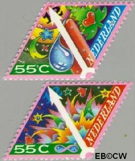 Nederland NL 1579#1580 1993 Gereduceerd tarief Postfris