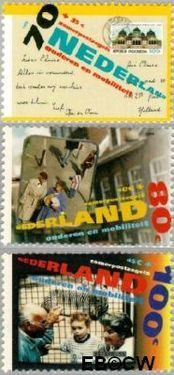 Nederland NL 1639#1641 1995 Ouderen en mobiliteit Postfris