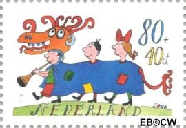 Nederland NL 1930f 2000 Sprookjes Gebruikt 80+40