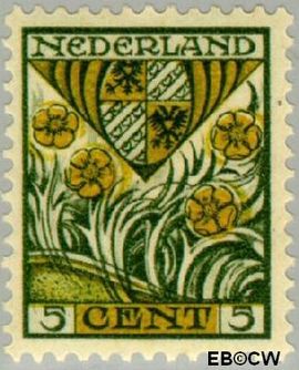 Nederland NL 209 1927 Provinciewapens Gebruikt 5+3