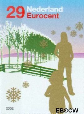 Nederland NL 2115 2002 Personen in winterlandschap Postfris 29