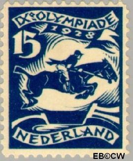 Nederland NL 218 1928 Olympische Spelen- Amsterdam Gebruikt 15+2