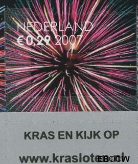 Nederland NL 2541 2007 Kerst- kraszegels Gebruikt 29+10