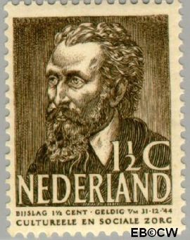 Nederland NL 318 1939 Bekende personen Gebruikt 1½+1½